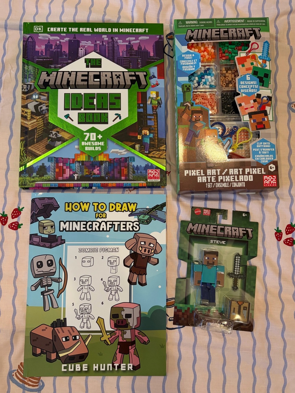 Minecraft Themed Bundle of Items 💚🧱🟩🟫▪️